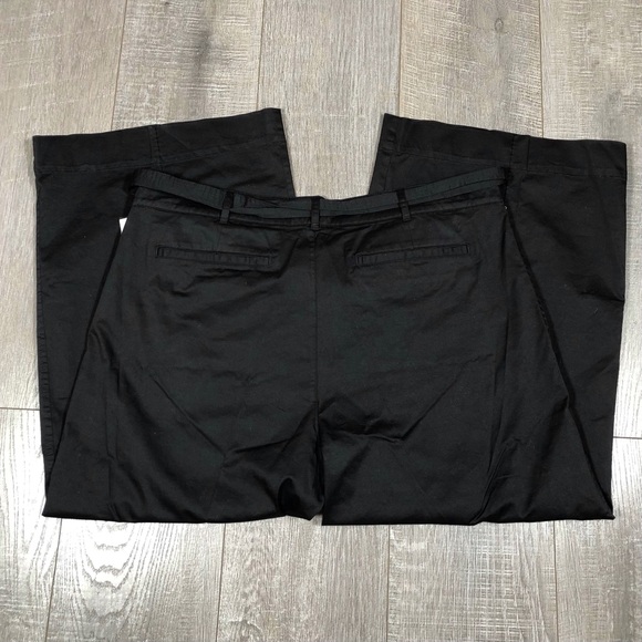 Lauren Ralph Women’s Micro-Sanded Twill Belted Wide-Leg Pants Size 16 - Picture 4 of 10